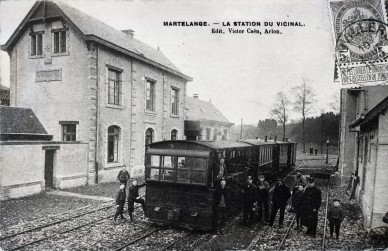 Martelange-gare vicinale-tram vapeur-Jean Dujardin le 10.08.1910_redimensionner.jpg